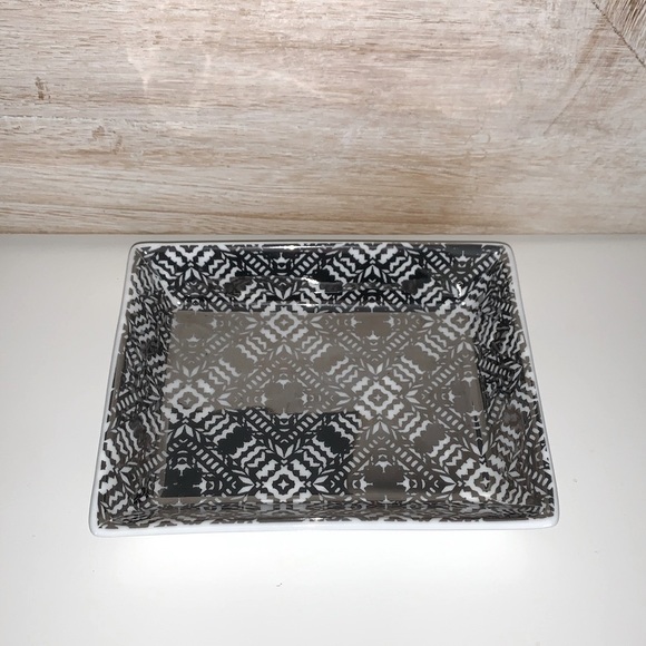 NWOT J. Crew mirrored ceramic trinket tray - Picture 2 of 5